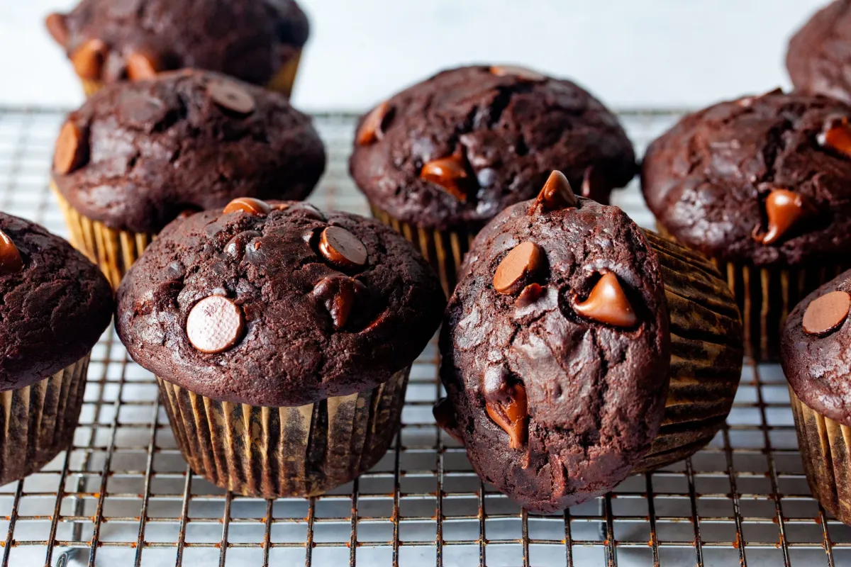 Double Chocolate Muffins (Pack of 4) Main Image